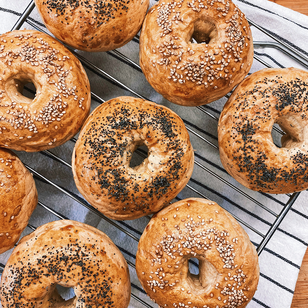 Sourdough Bagels